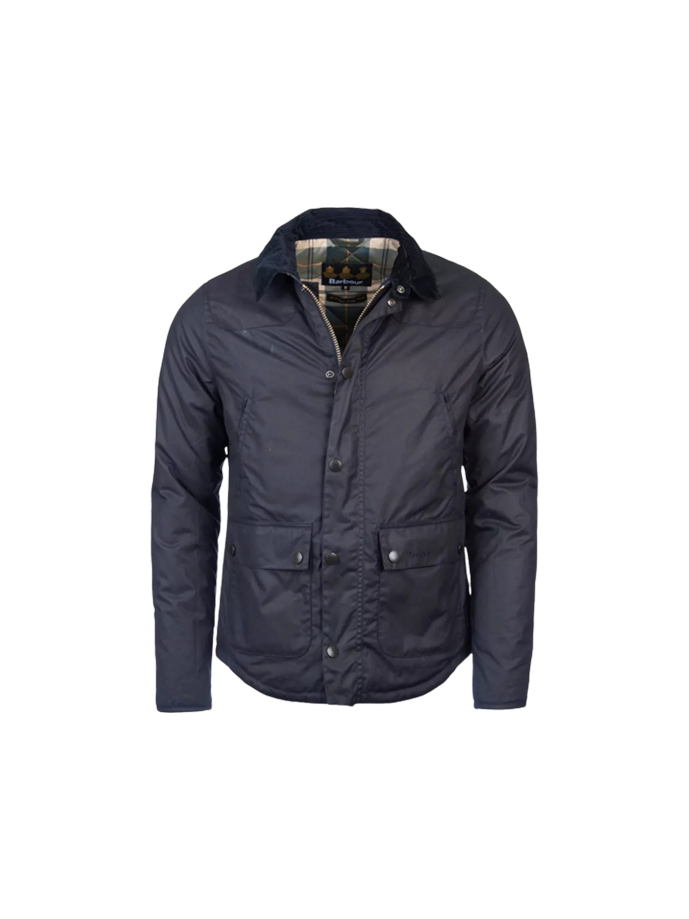 Barbour Reelin Waxed Cotton Jacket Navy Scopri la nuova collezione ONLINE